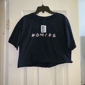 HOMIE crop T-shirt